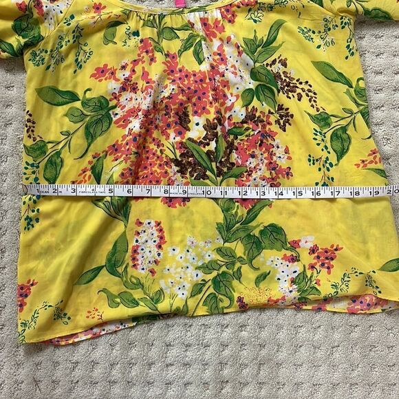 Plenty by Tracy Reese Off the Shoulder Blouse, Floral in Women’s XS - Picture 5 of 6